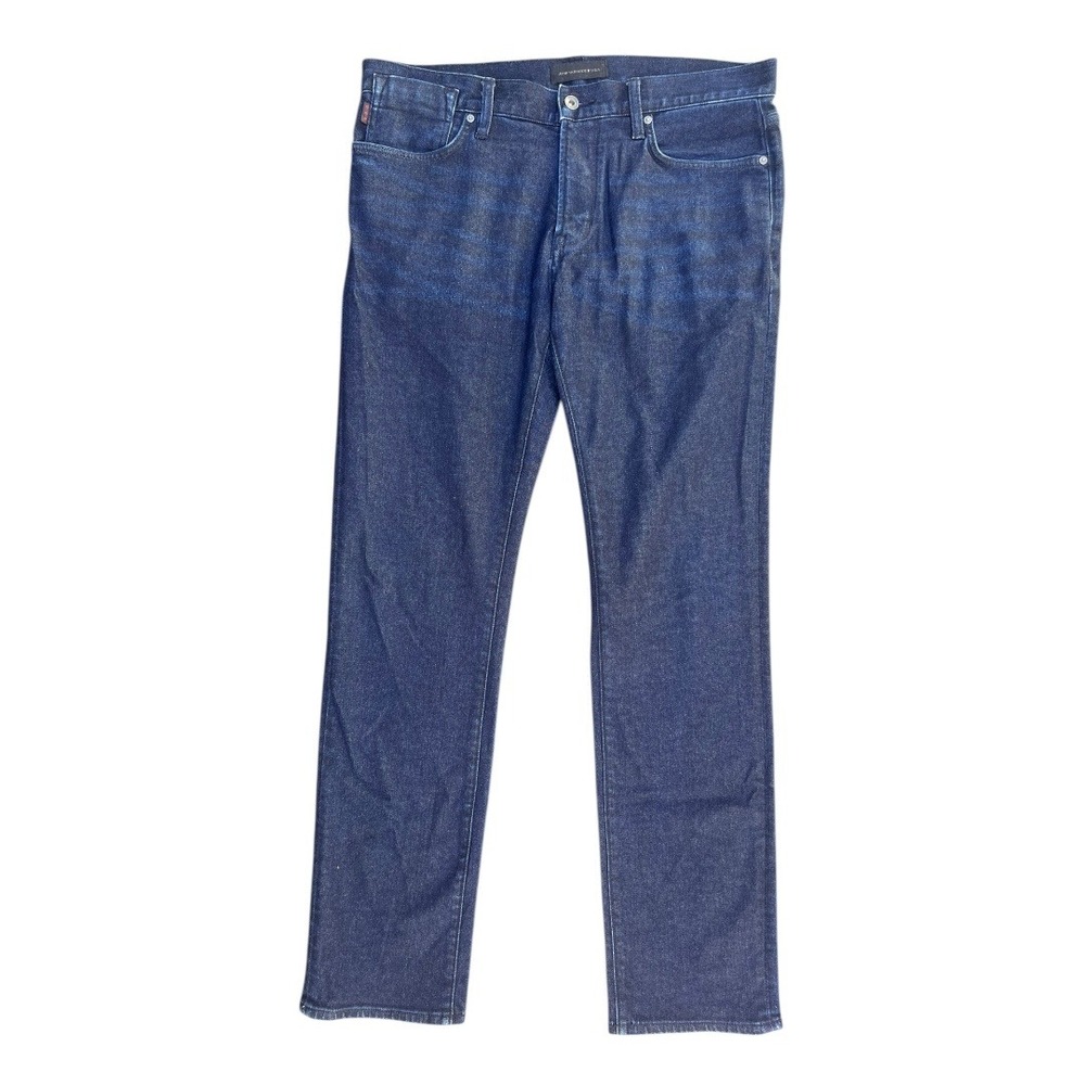 John Varvatos Star USA Mens Dark‎ Wash Straight Leg Denim Jeans Blue Size 34